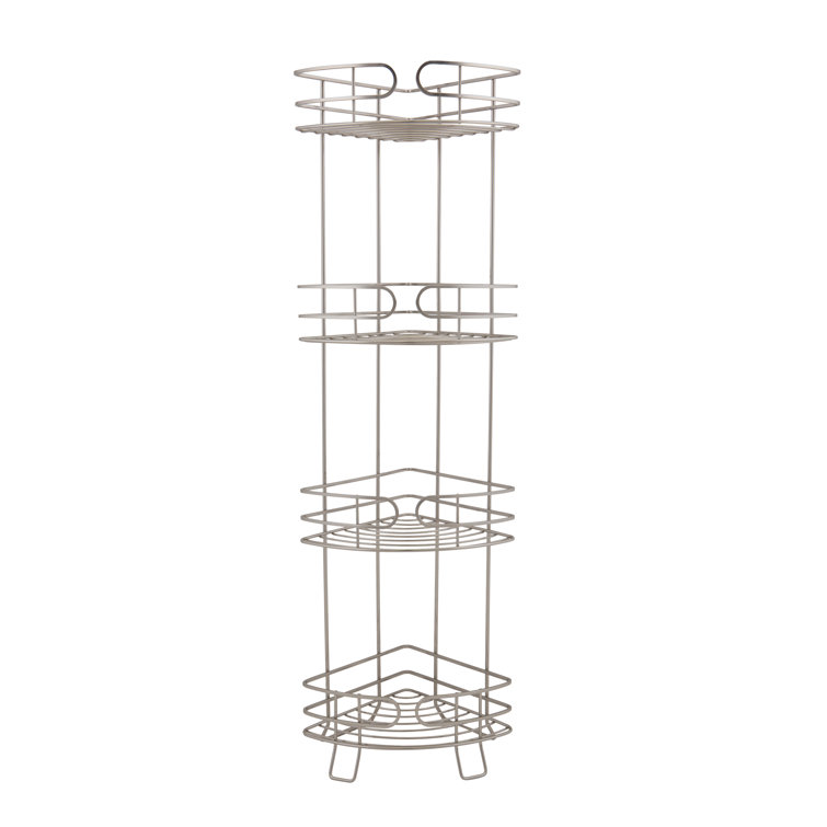 Rebrilliant Alisa Metal Freestanding Bathroom Shelves & Reviews Wayfair
